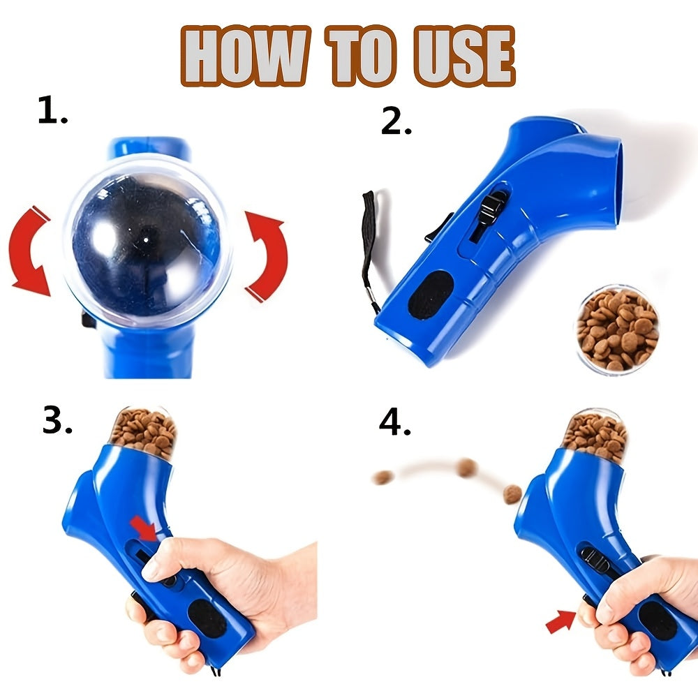 PetZen™ Interactive Treat Launcher – The Ultimate Handheld Training & Play Gadget