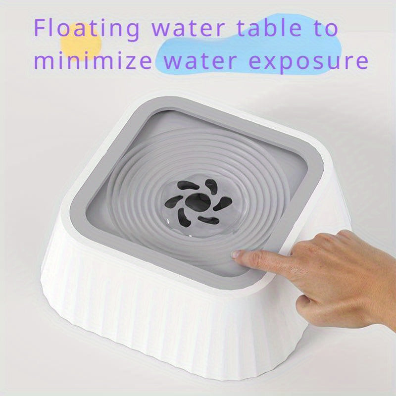 AquaDry™ – Anti-Splash Floating Pet Water Bowl for Mess-Free Hydration
