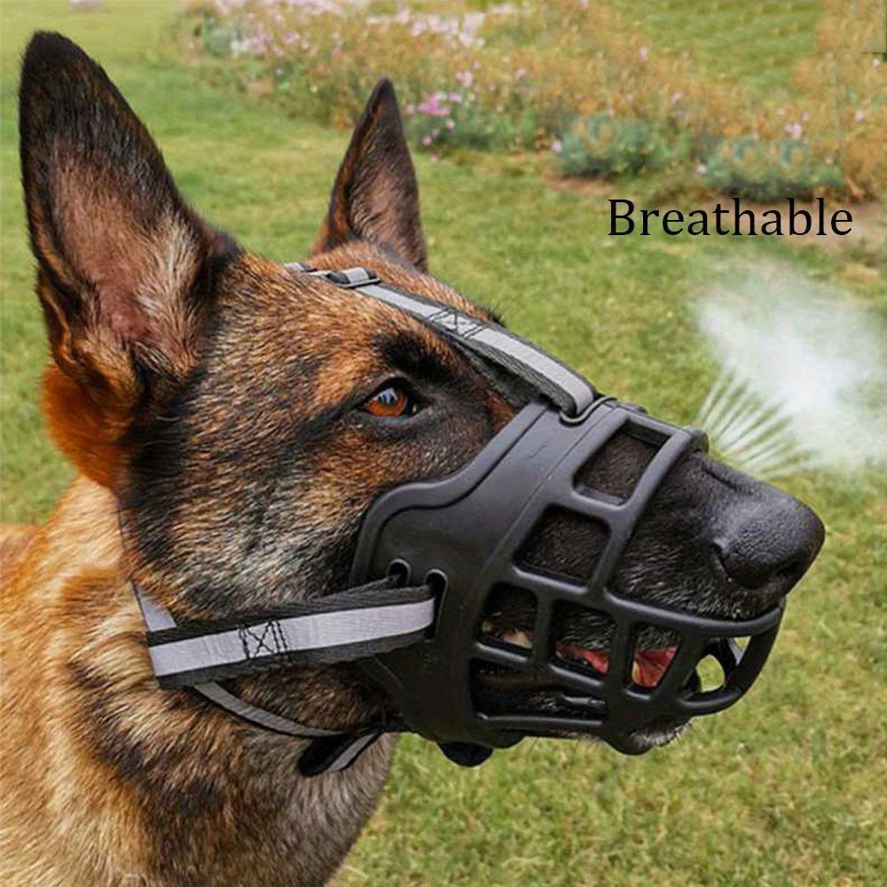 PetZen™ Ultra-Breathable Soft Mesh Muzzle – Comfortable & Secure Anti-Biting & Chewing Protection
