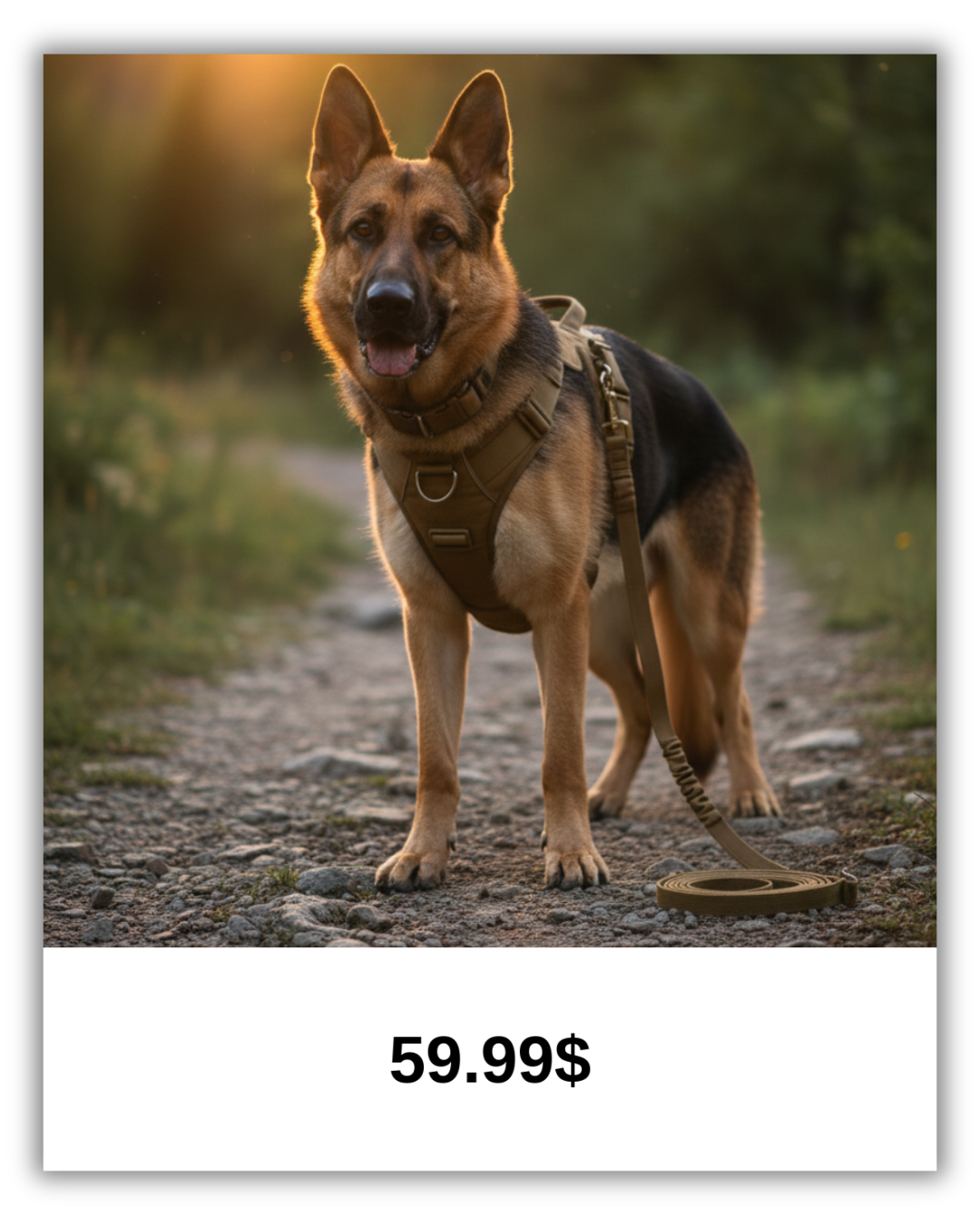 K9 Elite™ – Tactical No-Pull Dog Harness, Collar & Bungee Leash Set