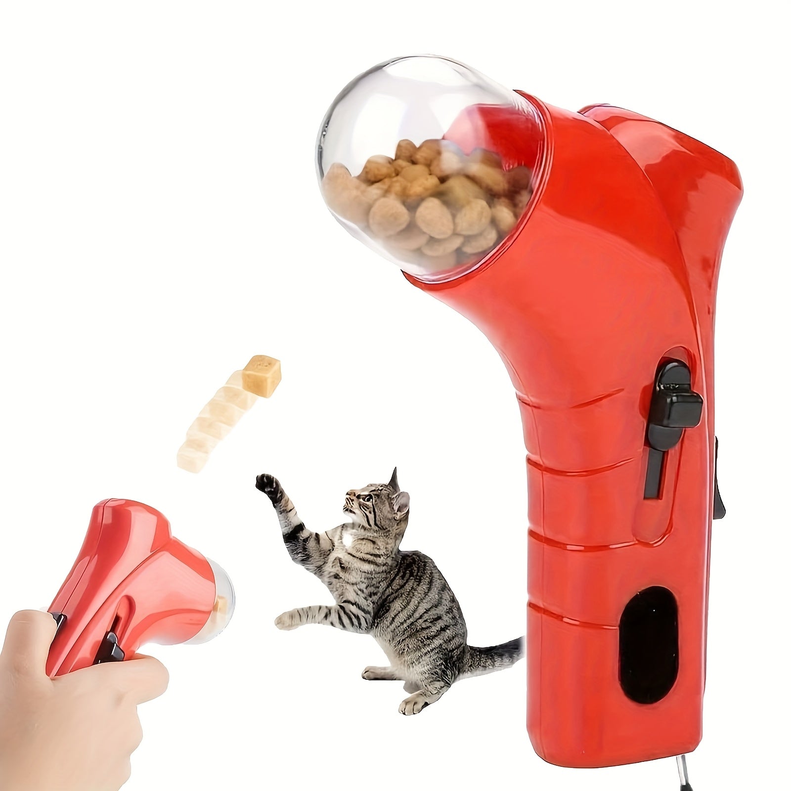 PetZen™ Interactive Treat Launcher – The Ultimate Handheld Training & Play Gadget