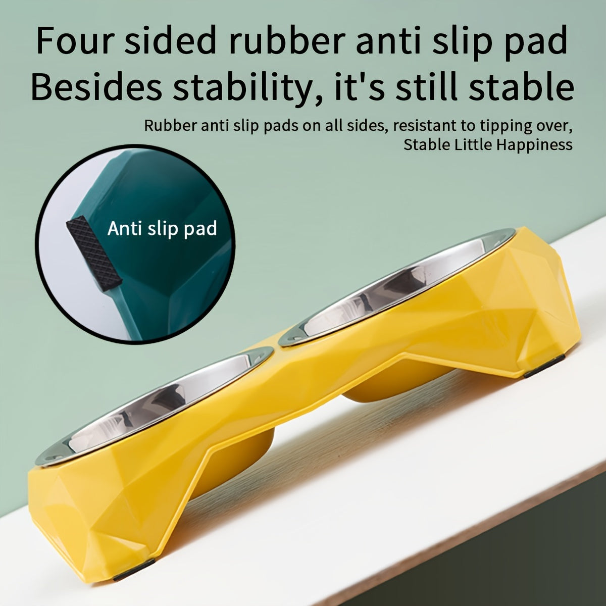 DuoFeast™ Ergonomic Double Elevated Pet Bowls - Optimized for Small Dogs & Cats