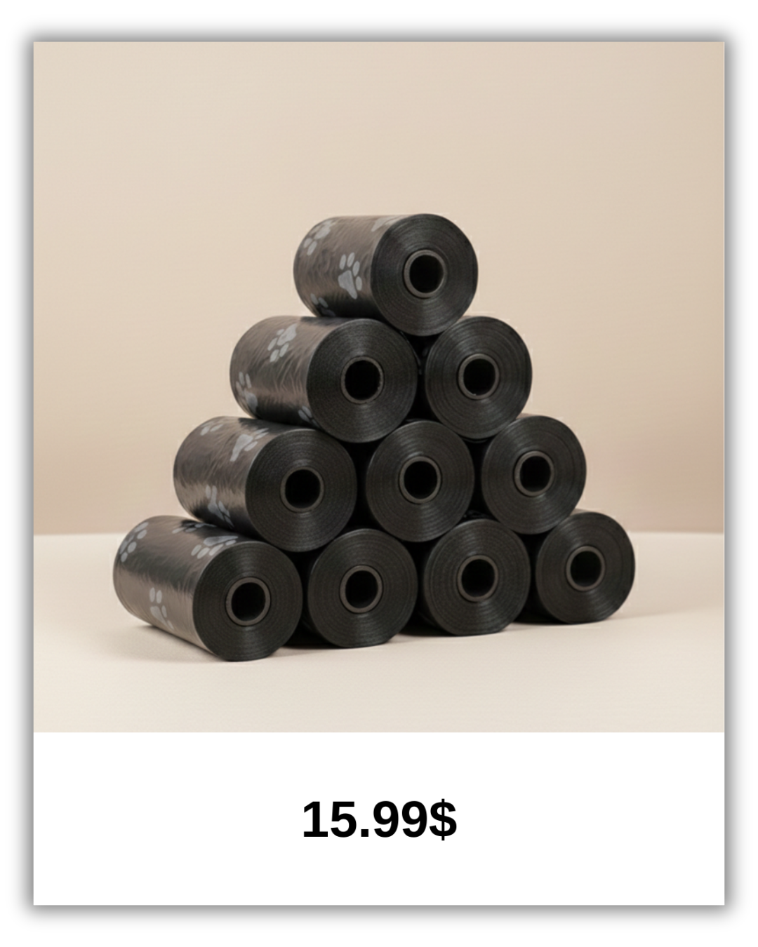 Premium Leak-Proof Dog Waste Bags - 10 Rolls (150 Bags)