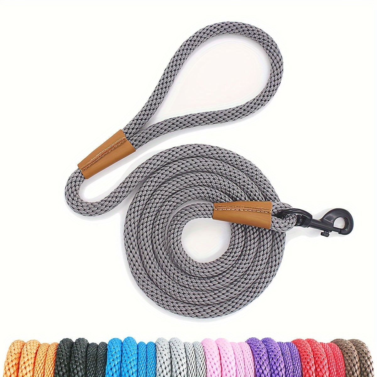 StrongHold™ – Heavy-Duty Nylon Dog Leash with Comfort Grip