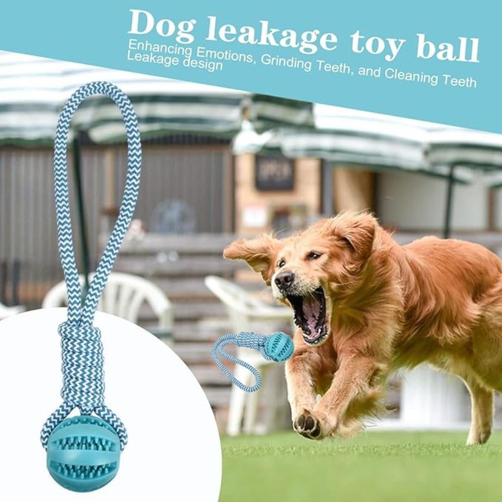 Tug-n-Treat™ Heavy-Duty Braided Rope Toy – Interactive Teeth Cleaning Chew & Treat Dispenser
