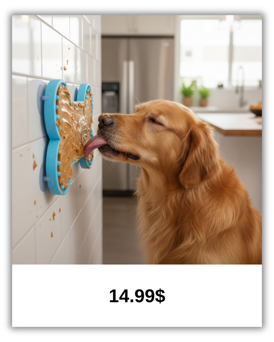 PawsRelax™ Slow-Feeder Lick Pad – Interactive Dental Care & Distraction Mat