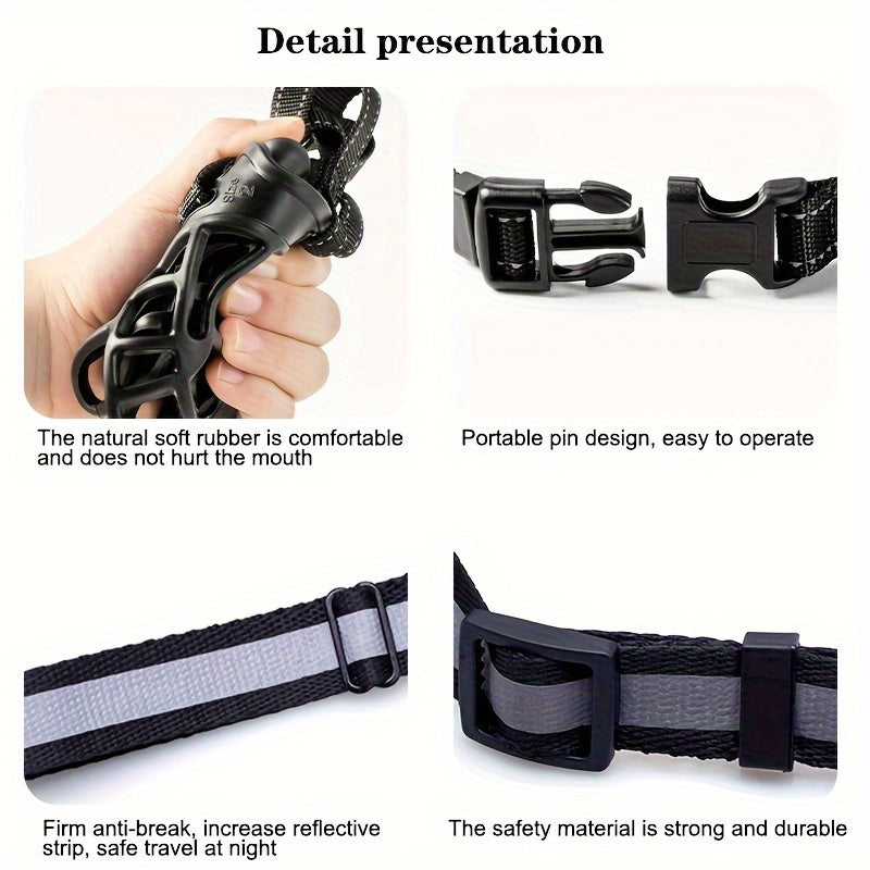 PetZen™ Ultra-Breathable Soft Mesh Muzzle – Comfortable & Secure Anti-Biting & Chewing Protection