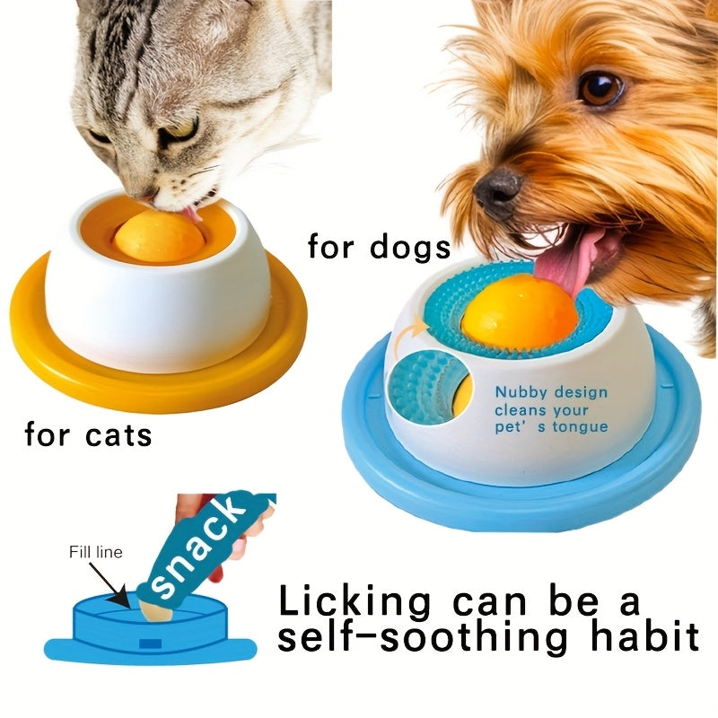 ZenLick™ Calming Silicone Lick Mat – Anxiety Relief Slow Feeder for Dogs & Cats