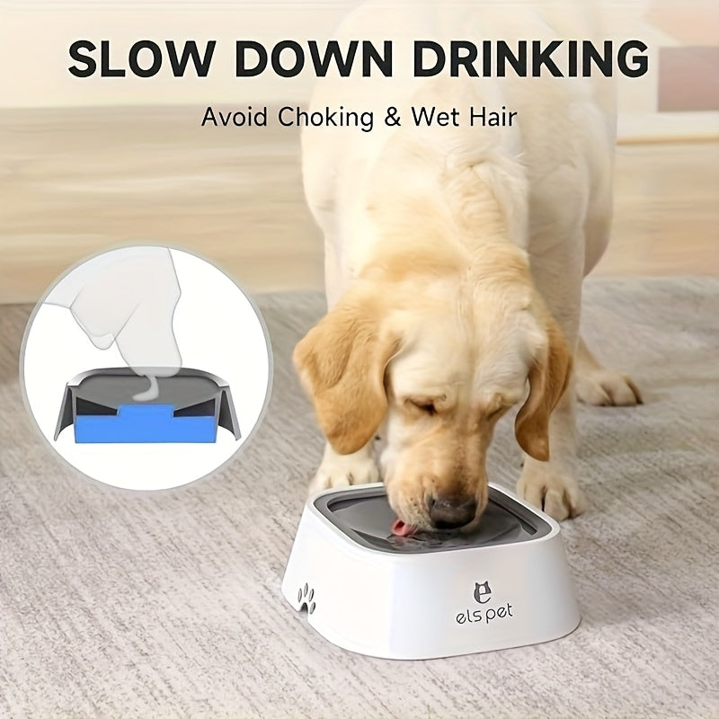 AquaDry™ – Anti-Splash Floating Pet Water Bowl for Mess-Free Hydration