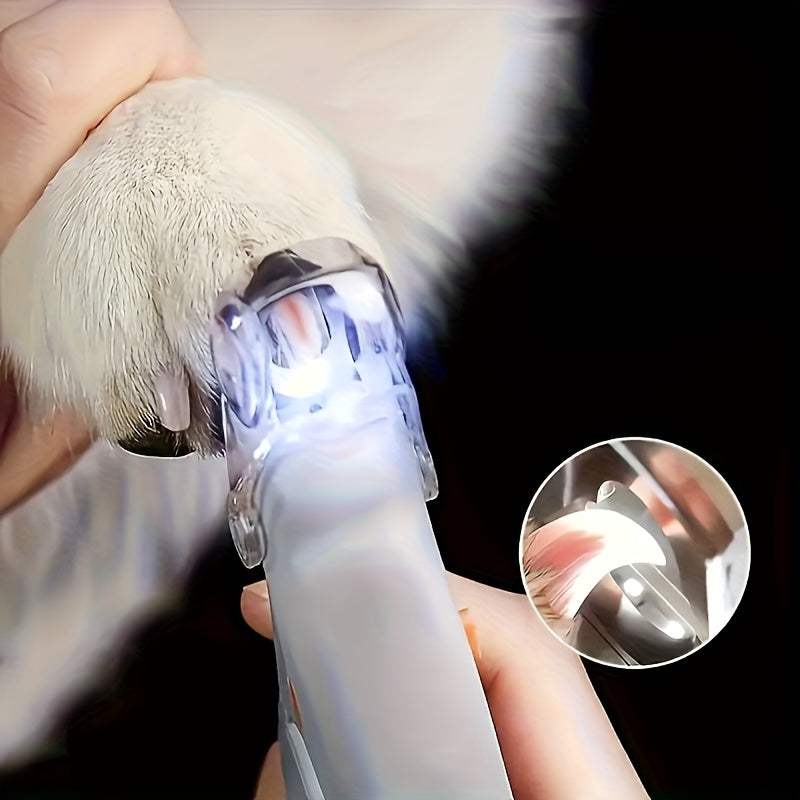 GlowTrim™ – Professional LED Pet Nail Clipper with Safety Guard