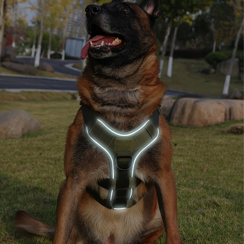 K9 Elite™ – Tactical No-Pull Dog Harness, Collar & Bungee Leash Set
