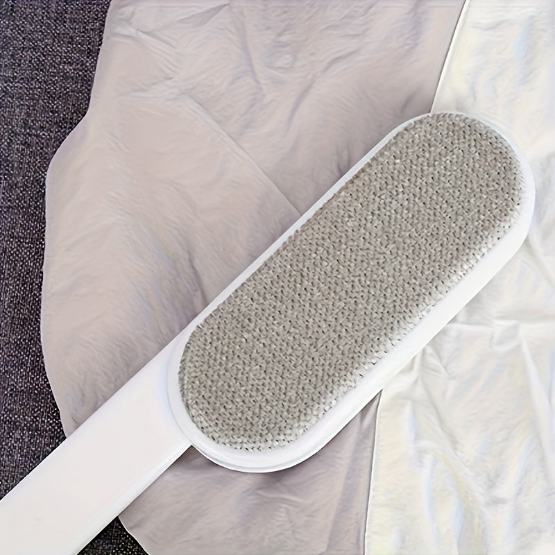 PetZen™ Eco-Brush Pro – Reusable Double-Sided Pet Hair & Lint Remover with Self-Cleaning Base