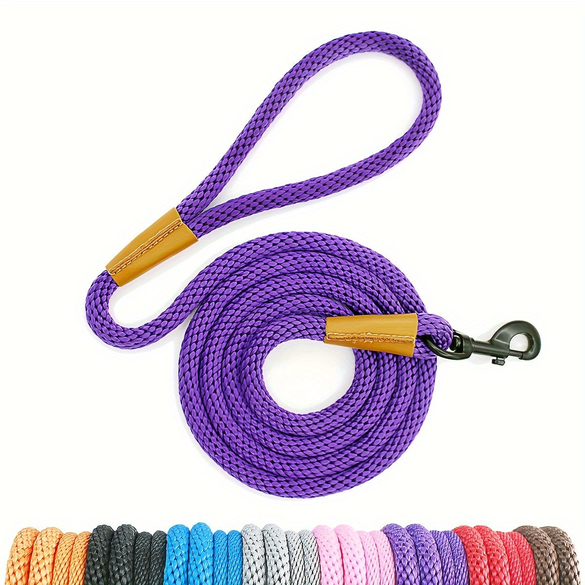 StrongHold™ – Heavy-Duty Nylon Dog Leash with Comfort Grip