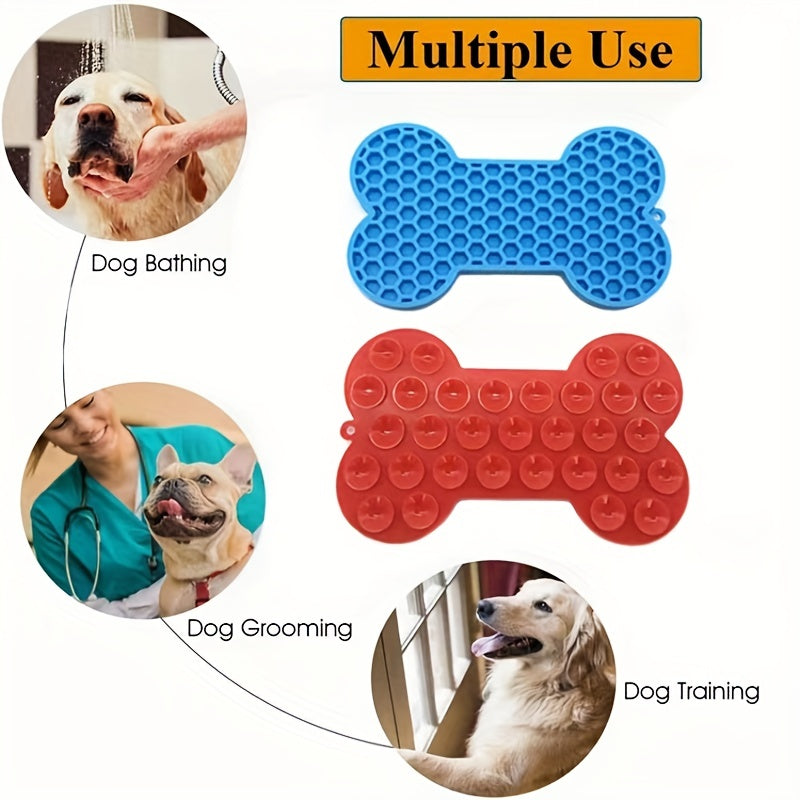 PawsRelax™ Slow-Feeder Lick Pad – Interactive Dental Care & Distraction Mat